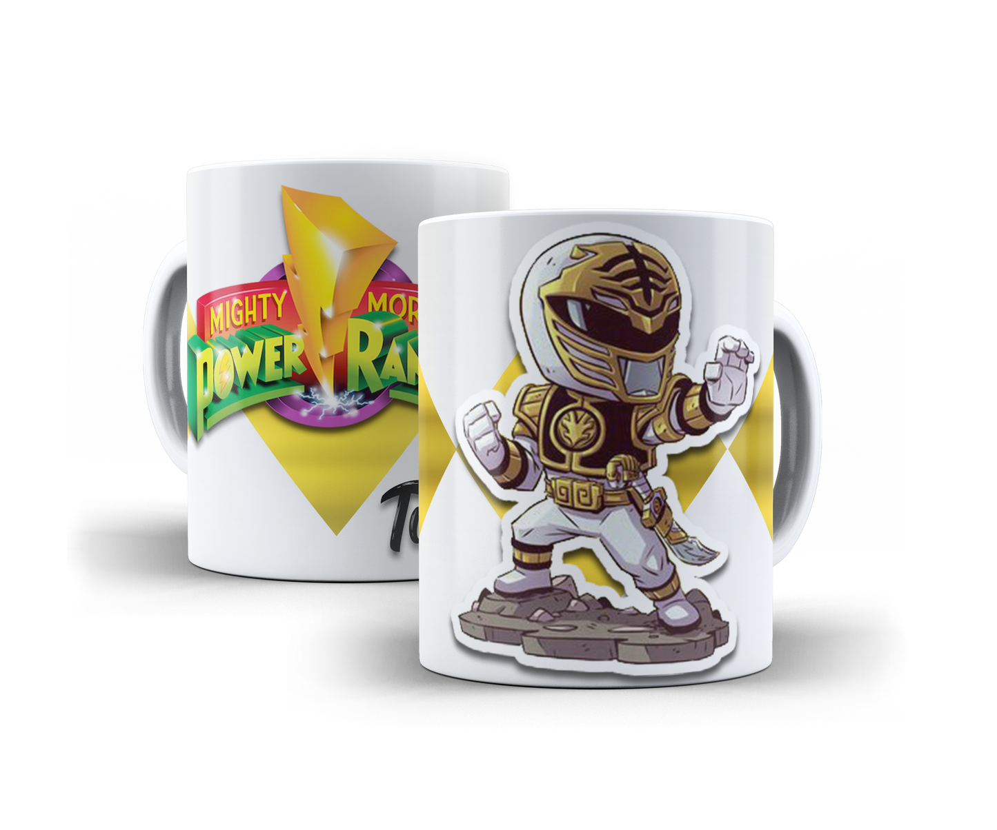 Taza personalizada Power Rangers