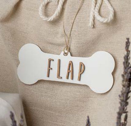 Bola de navidad personalizada mascota hueso