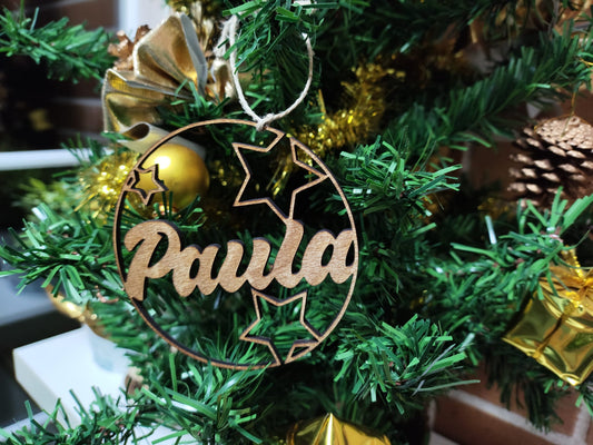 Bola de navidad personalizada Paula