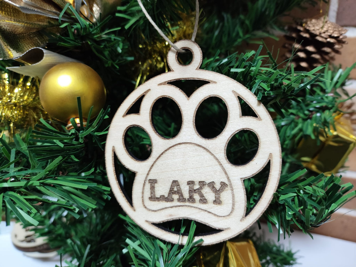 Bola de navidad personalizada mascota