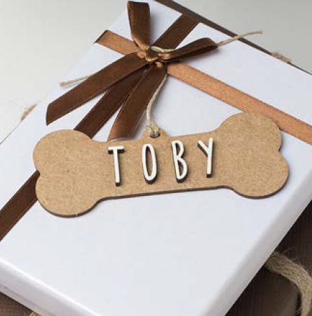 Bola de navidad personalizada mascota hueso